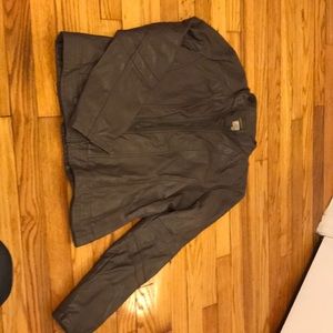 Faux leather jacket